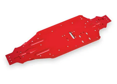 Produktbild von Traxxas TRX9522R Chassis Alu rot eloxiert
