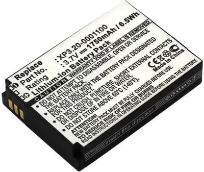 Produktbild von Akku für Sonim XP-0001100 Li-Ion 3,7 Volt 1750 mAh schwarz.