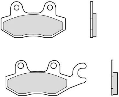 Produktbild von BREMBO Bremsbeläge Satz für YAMAHA MOTORCYCLES XTZ 07YA22SP
