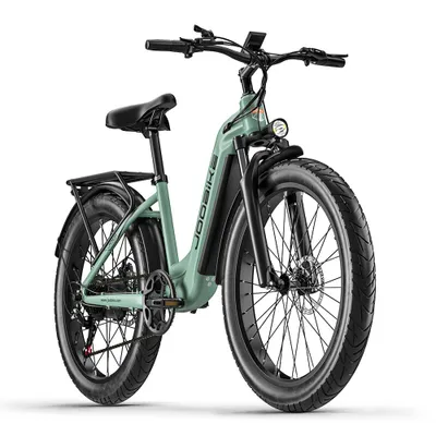 Zdjęcie produktu dla J001 Miejski terenowy rower elektryczny,48V 17.5Ah,26×3.0 cali,moment obrotowy 80 N.M,120 kg,90 km