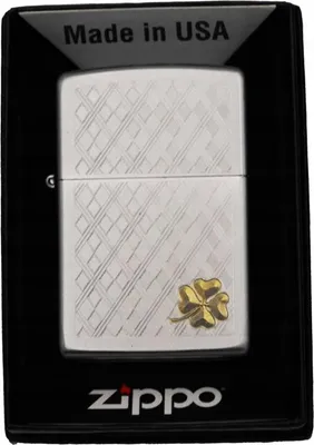 Obrázok produktu pre Zzapalovač ZIPPO STUNNING. FOUR LEAF CLOVER 60000987