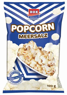 Produktbild von XOX Popcorn Meersalz 100g