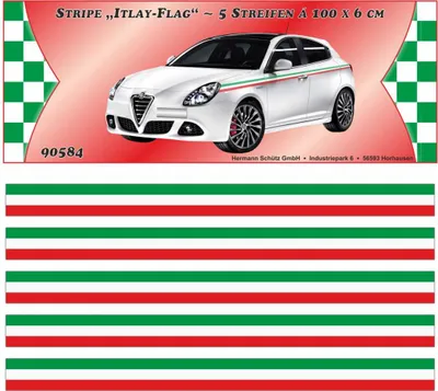 Produktbild von Hermann Schütz Italy-Stripe Streifen Italien-Design 5 Stück