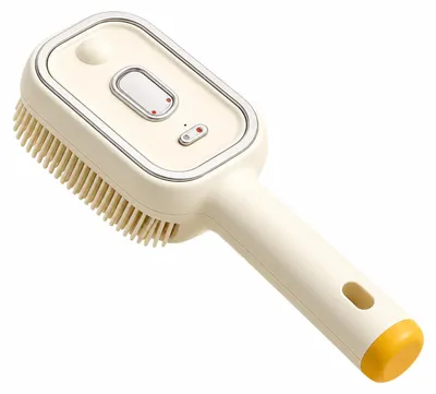 Produktbild von Elektrische Glättbürste Haarglätter, kabellos mit Dampf Spray, Anti-Frizz Styling Bürste, schnelles Glätten & Entwirren für Zuhause & Reise