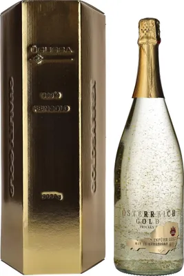 Image de Österreich Gold - avec 23 Karat Blattgold 9,5% Vol. 1,5l en boîte cadeau