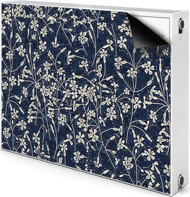 Produktbild von Magnet Verkleidung Abdeckung Heizkörperabdeckung Heizkörperabdeckung 80x60 cm  - Blumenmuster