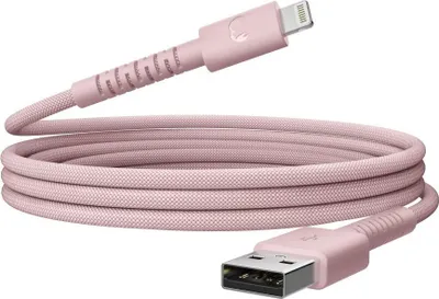 Produktbild von Fresh 'n Rebel FlexWave, 2 m, Lightning, USB A, Männlich, Männlich, Pink