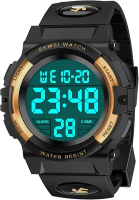 Produktbild von Wasserdichte Digitaluhr für Kinder mit LED-Hintergrundbeleuchtung, Wecker und Stoppuhr – ideales Geschenk für Jungen und Mädchen!