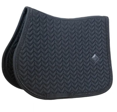 Produktbild von Kentucky Horsewear Schabracke Springen Saddle Pad with metal chain Springschabracke Metallkordel White Full