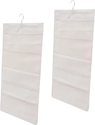 Produktbild von 2-teiliges Hängeaufbewahrungsset für Schrank, Wand, Tür – Hängeaufbewahrungstaschen