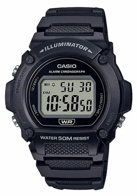 Produktbild von Herrenuhr Casio W-219H-1AVCF Schwarz
