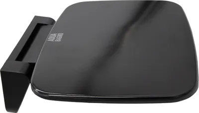 Produktbild von Aqua Bagno Duschklappsitz Duschsitz Duschhocker  zur Wandmontage aus Duroplast,  Schwarz Hochglanz, Traglast bis 160 kg, klappbar,