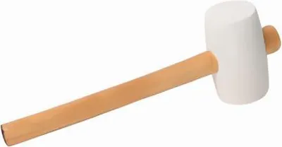 Image de Maillet caoutchouc Blanc 500g - 60 mm SIDAMO - 11200104