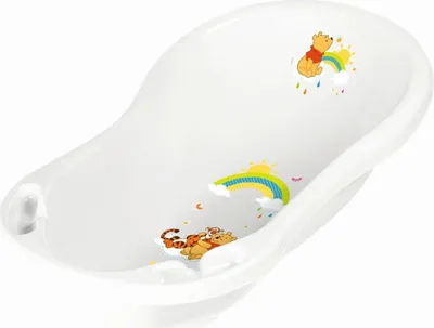 Produktbild von Baby Badewanne 84 cm Disney Winnie Pooh mit Stöpsel Babywanne  Wanne