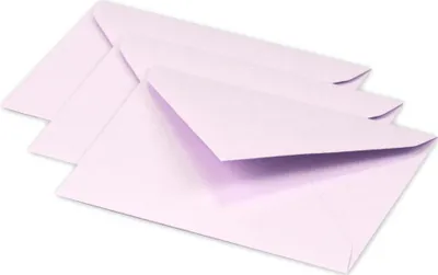 Produktbild von Pollen by Clairefontaine Briefumschlag Mini flieder 20 Briefumschläge