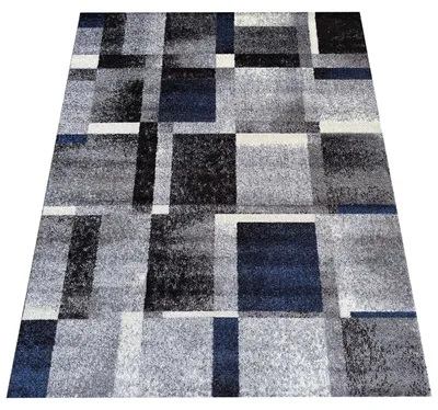 Obrázek produktu pro Kusový koberec OTTO 09 šedo-tyrkysový 80 x 150 cm