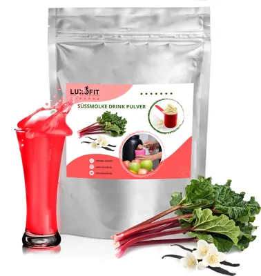 Produktbild von Vanille Rhabarber Molkenpulver 10 kg
