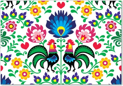Produktbild von Tulup® Glas-Bild - 100 x 70 - Wandbild aus Glas - Wandkunst - Wandbild hinter gehärtetem Sicherheitsglas - Blumen & Pflanzen - Ethnisches Muster - Mehrfarbig