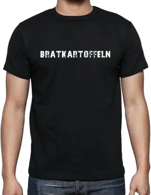 Produktbild von Herren Grafik T-Shirt Bratkartoffeln Öko-Verantwortlich Vintage Jahrgang Kurzarm Lustige Druck Geburtstag Geschenk Mann
