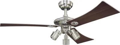 Produktbild von Westinghouse Deckenventilator Audubon 122 cm mit Beleuchtung und Zugschaltern