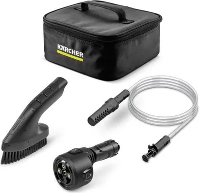 Produktbild von Abenteuer Kit für Mobile Reiniger OC 3 & OC 4, Kärcher, Flexible Wasserentnahme, Universelle Bürste, Inklusive Aufbewahrungstasche