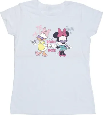 Produktbild von Disney - "Beach Mode" T-Shirt für Damen BI33314 (S) (Weiß)