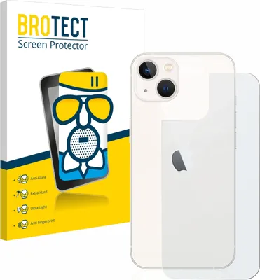 Produktbild von BROTECT Entspiegelungs Schutzglas für Apple iPhone 13 (Rückseite) Schutzfolie Panzer Folie Glas Display Schutz matt