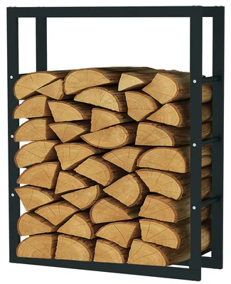 Produktbild von SCHMIDT security tools Brennholzregal 80x25x100cm Kaminholzregal