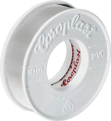 Produktbild von Coroplast Isolierband, Klebeband, Reparaturband, Kabelband, VDE-, Premium, transparent, 0,10mm x 15mm x 10m