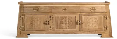Zdjęcie produktu dla Szafka pod telewizor Sumbawa z drewna tekowego, 62 cm x 170 cm x 35 cm, Giner y Colomer