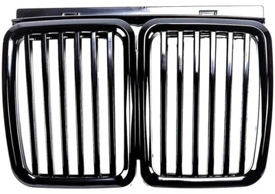 Productafbeelding van Satz sportieve gril voor BMW 3-serie (E30), geschikt voor alle modellen, in hoogglanz zwart