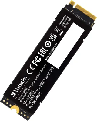 Immagine prodotto di Verbatim Vi7000G SSD M.2 PCIe NVMe interno da 2 TB
