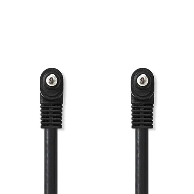 Produktbild von Nedis Audio-Video-Kabel - 3.5 mm Stecker - 3.5 mm Stecker - Vernickelt - 1.00 m - Rund - PVC - Schwarz