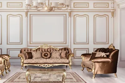 Produktbild von Sofagarnitur 3+3 Sitzer Luxus Garnitur Sofa Sofas Set Barock Wohnzimmer