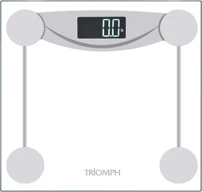 Produktbild von Digitale elektrische Waage mit Hintergrundbeleuchtung, Schritteinheitsfunktion, kompakter Design