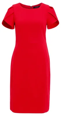 Produktbild von Vera Mont Damen Cocktailkleid Kurzarm Red Rose,48