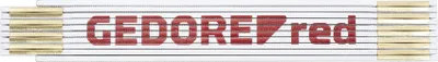 Produktbild von GEDORE red R94500002 Holzgliedermaßstab 2m Kl.III Buche, 3301426