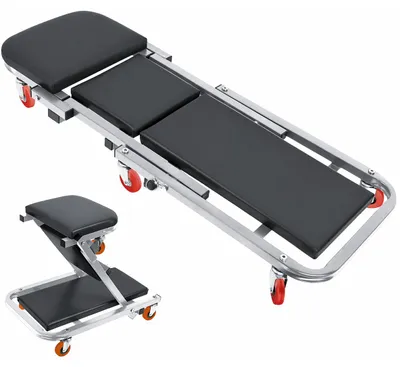 Produktbild von LUXTOM | Montagerollbrett, 150 kg Tragkraft, Rollbrett für Mechaniker, Werkstatt-Liegewagen, klappbare Liege für Kraftfahrzeuge