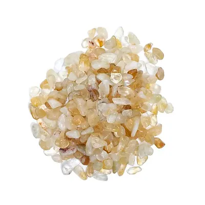 Produktbild von Citrin (gebrannter Amethyst) Trommelsteine A/b Qual. - ±800g; ±0,5–2,5 cm