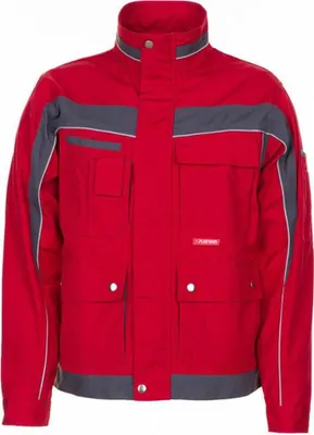 Produktbild von Größe 54 Herren Planam Plaline Bundjacke rot schiefer Modell 2507