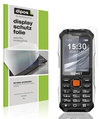 Image de 4x Film de protection d'écran pour Guwet A6 protecteur antireflet dipos