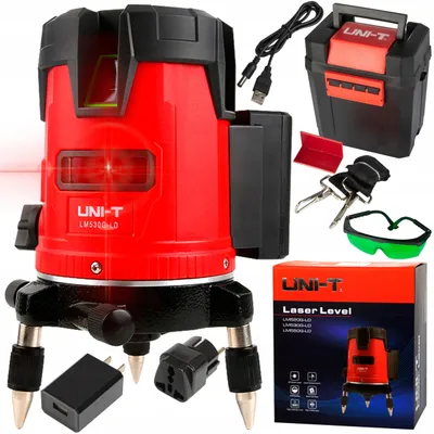 Produktbild von 360° Kreuzlinienlaser mit Akku, selbstnivellierend, präzise Uni-T Lm530