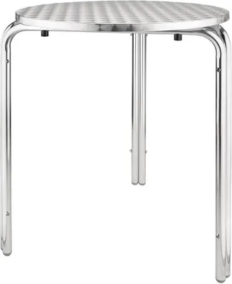 Produktbild von Bolero runder Bistrotisch Edelstahl 3 Beine 60cm
