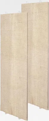 Produktbild von 2er Set Katzenkratzbrett Eckkratzbrett Kratzbrett Wand Wandkratzbrett Katzen Kratzecke 80cm