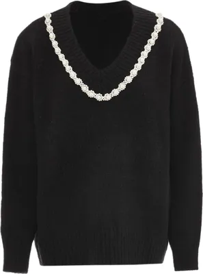 Obrázok produktu pre caissa damen strickpullover - schwarz, M