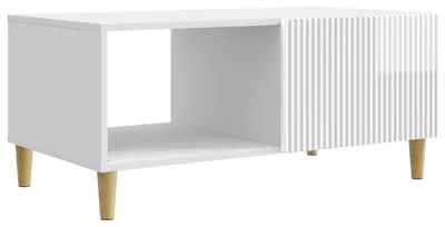 Immagine prodotto di Tavolino da salotto Bianco Lucido 90 x 50 x 40 cm