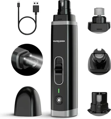 Produktbild von Vulpes Goods Hunde Katzen Krallenschleifer, Elektrische Nagelfeile Haustier, Nagelschleifer, Krallenschere