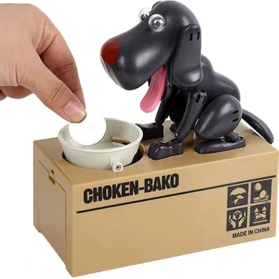 Produktbild von Hund Spardose Robotik Hund Bank Spardose Spardose Essen Münzen Münzen Spielzeug für Kinder