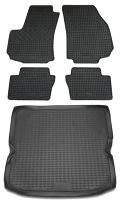 Produktbild von Gummi Kofferraumwanne + Fußmatten Set für Opel Zafira B, Bj. 2005-2012