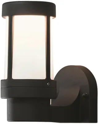 Produktbild von Konstsmide Siena schwarz lackiertes Aluminium, opales Glas 7513-752